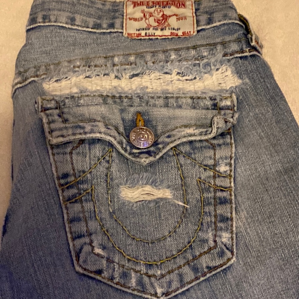 True Religion destroyed women jeans size 29 100% cotton